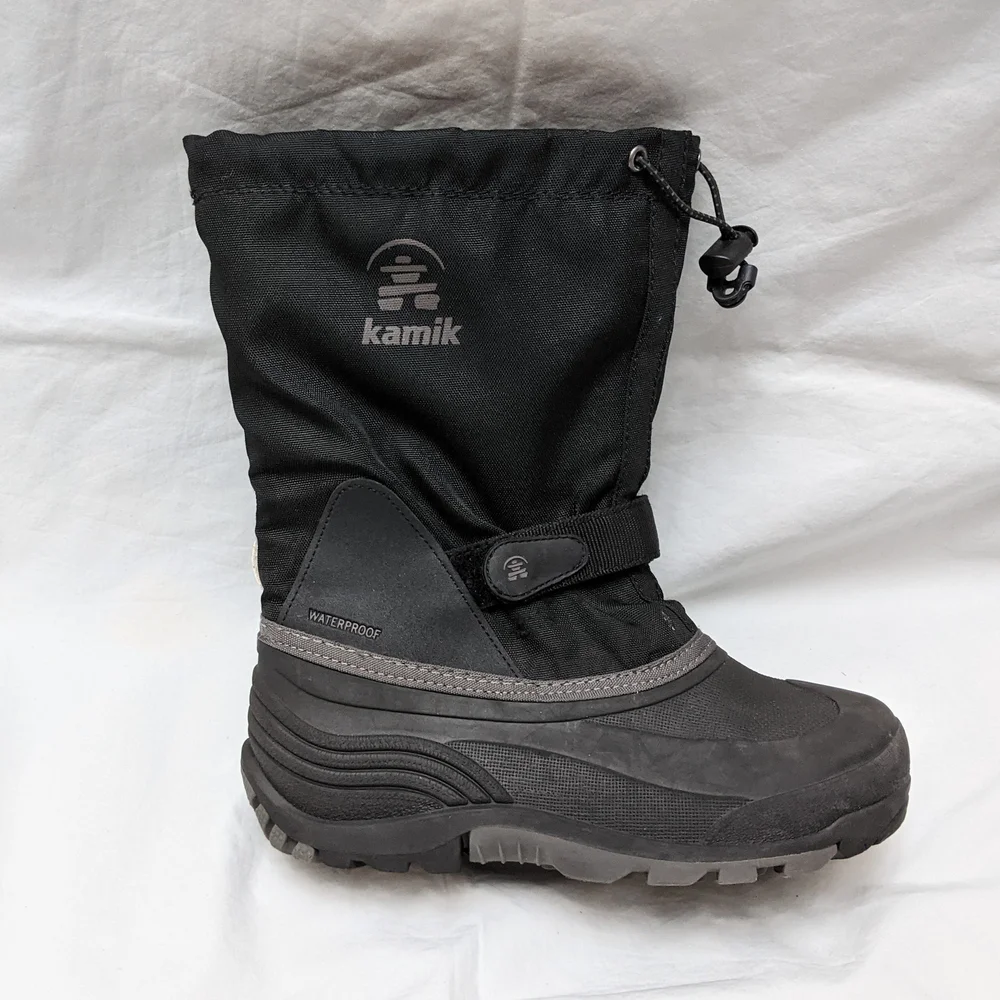 Kamik Boys Waterbug 5 Insulated Snow Boots Size 5